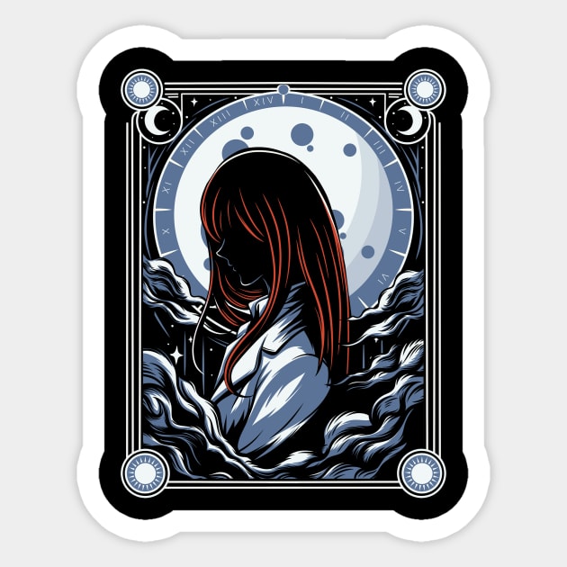 Red Hair Time Travel Sticker by oncemoreteez